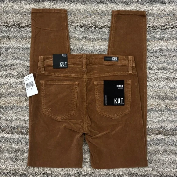 Kut From The Kloth Diana Corduroy Skinny Jeans Sz 00 NWTKUT Diana Skinny NEW-